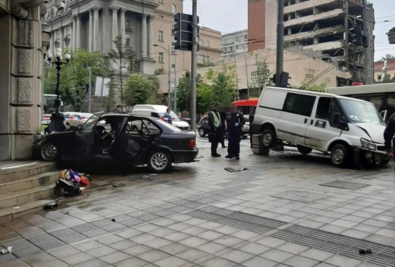 Sudar u centru Beograda 