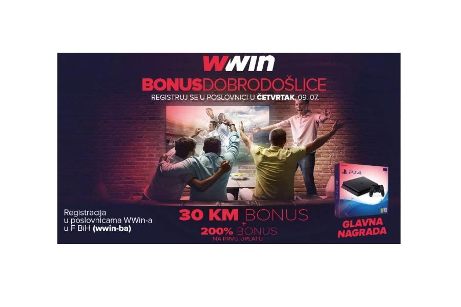 Wwin – bonus dobrodošlice