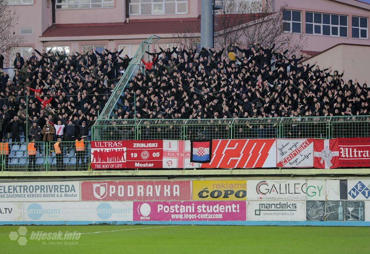Hercegovački derbi na tribinama među navijačima 