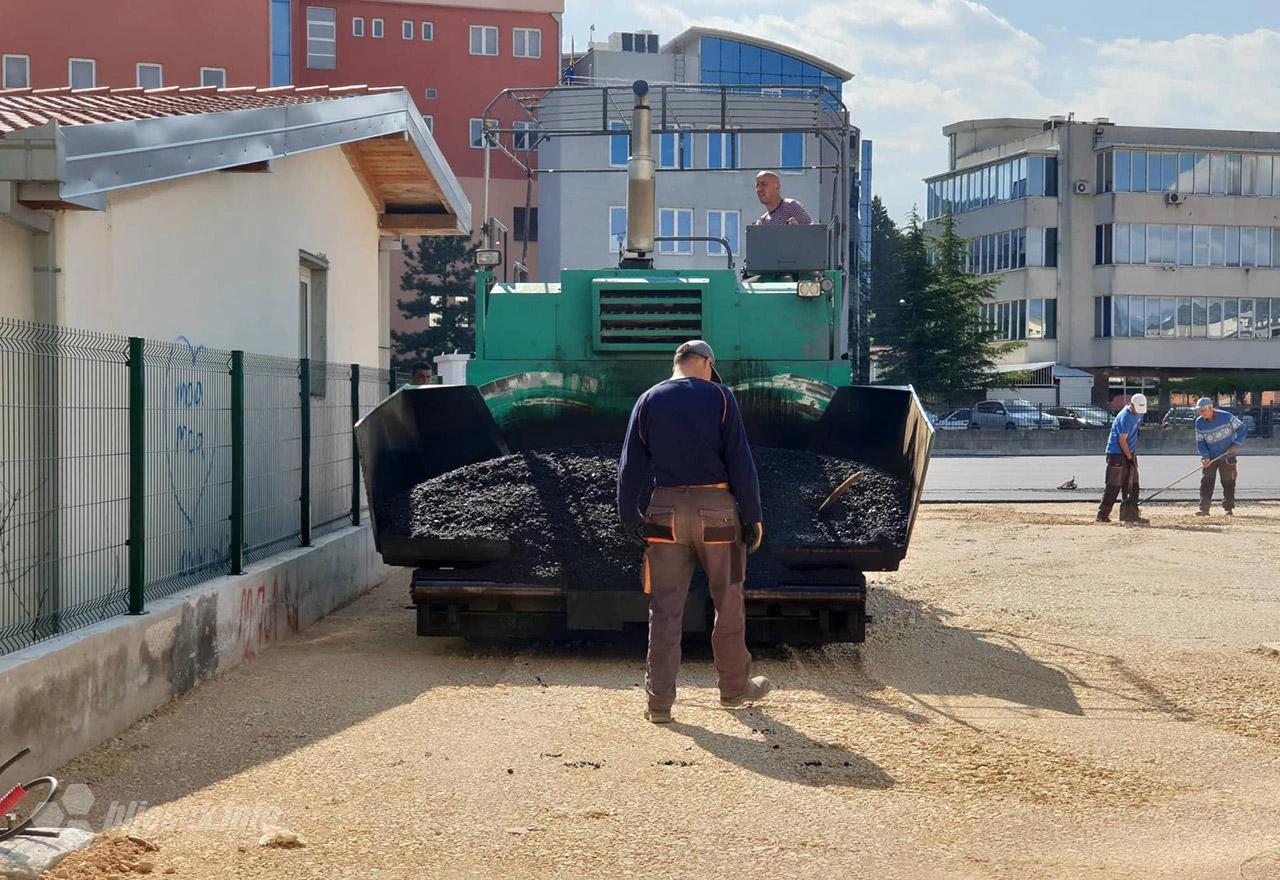 Priprema parkinga za asfaltiranje
