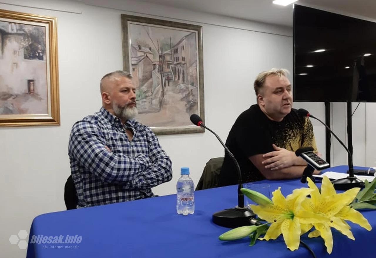 Naser Orić i Avdo Huseinović u Mostaru