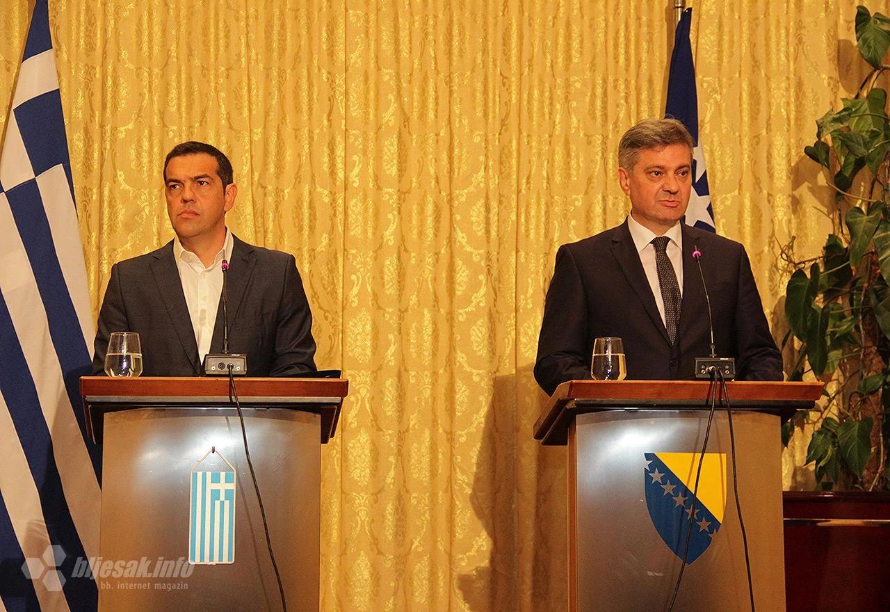 Denis Zvidić i Alexis Tsipras u Mostaru