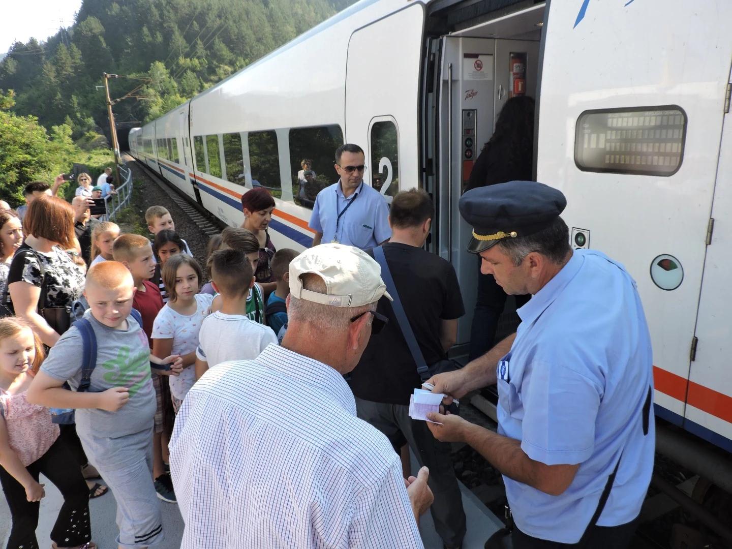 Doček vlaka u Jablanici