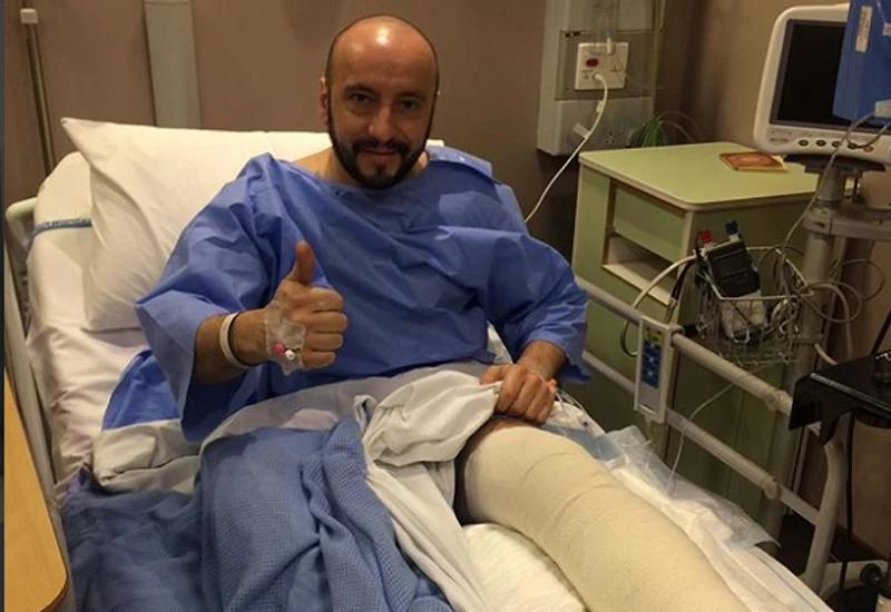 Mehaničar Francesco Cigarini nakon operacije