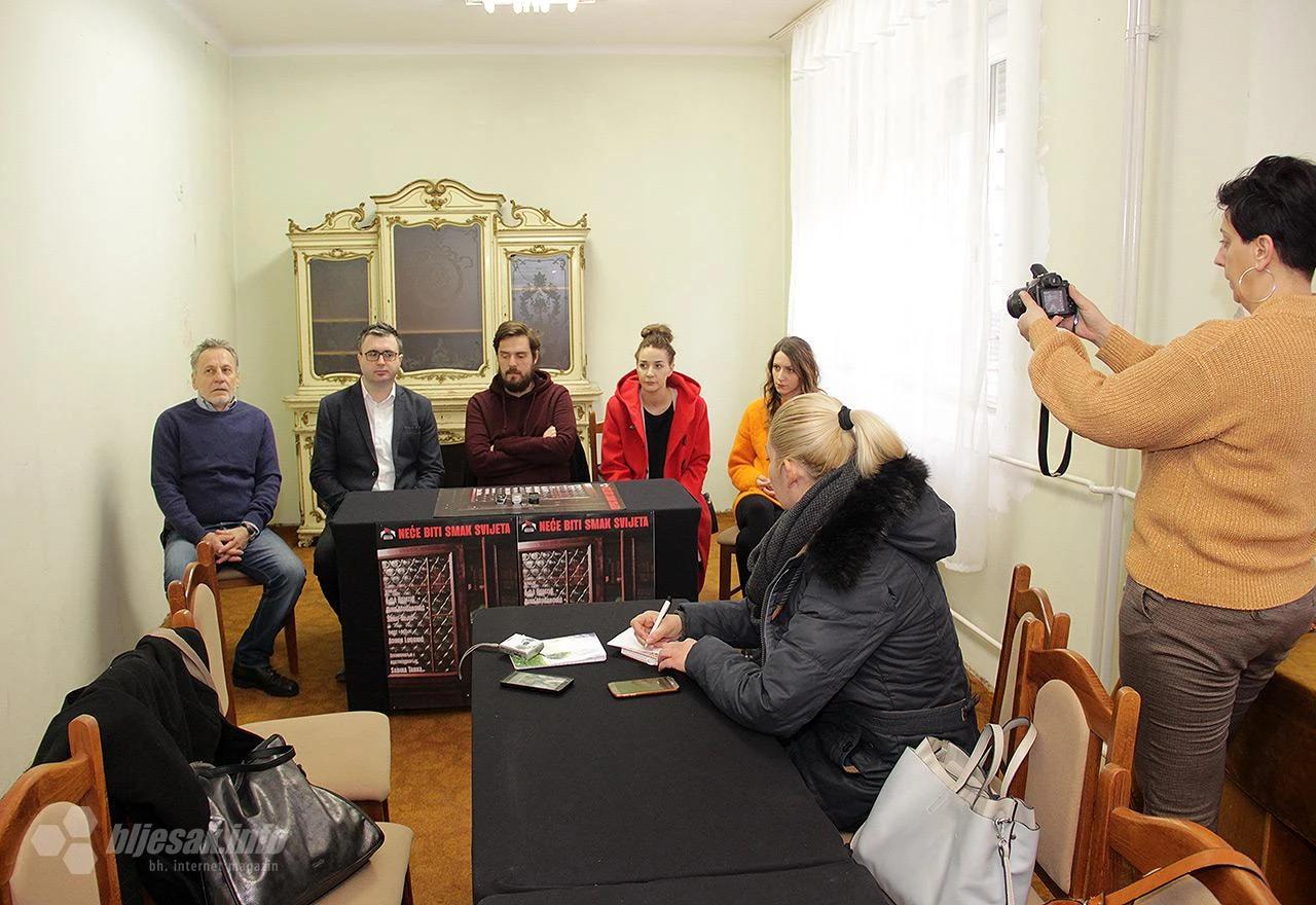 Detalj s konferencije za medije povodom premijere predstave