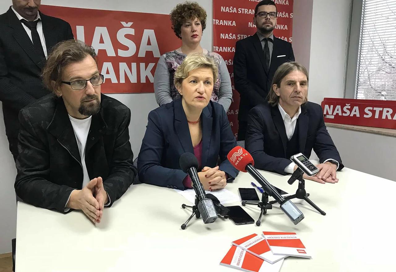 Konferencija za medije Naše stranke