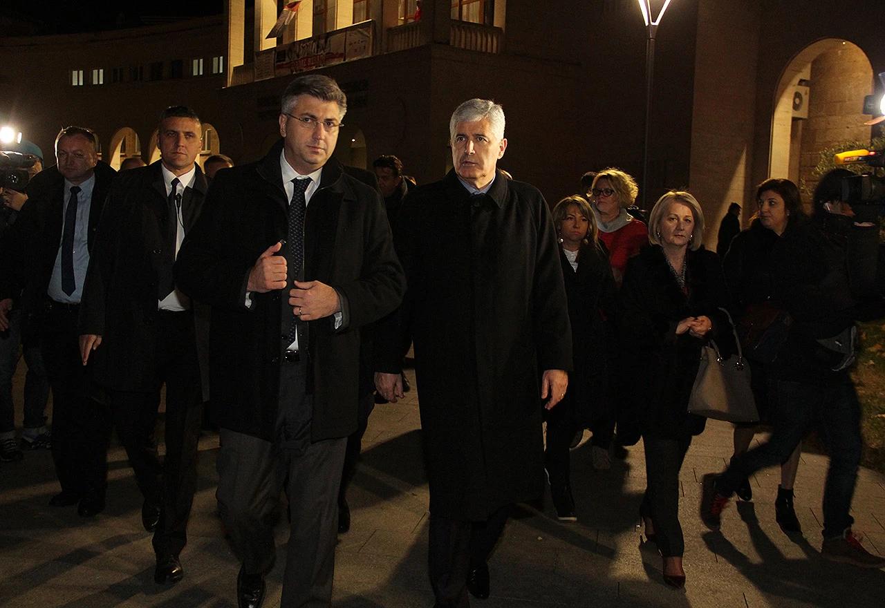 Čović je zahvalan što je plenković odvojio vrijeme za posjetu Mostaru