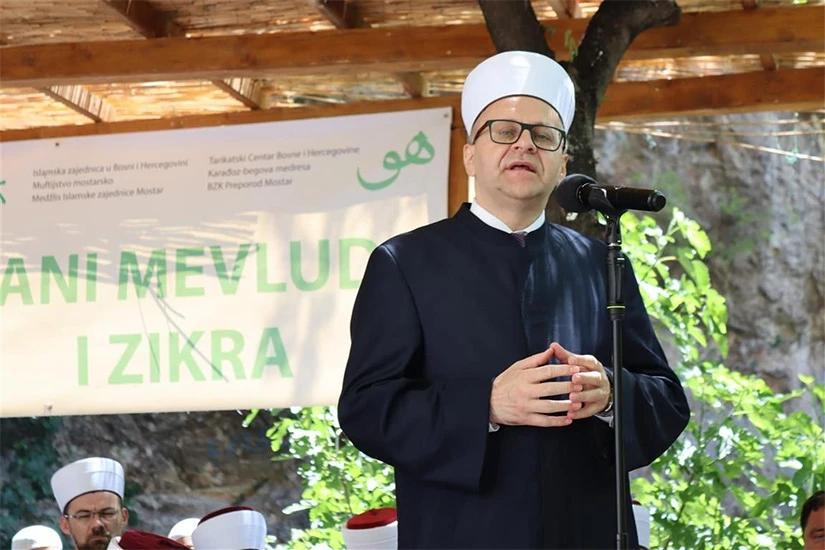 Mostarski muftija dr. Salem-ef. Dedović  | Foto: Medžlis Islamske zajednice Mostar/Fena