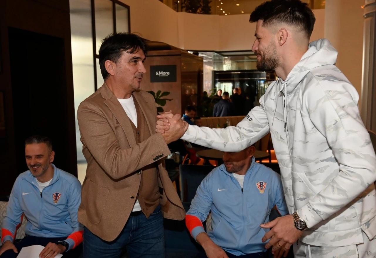 Zlatko Dalić i Bruno Petković