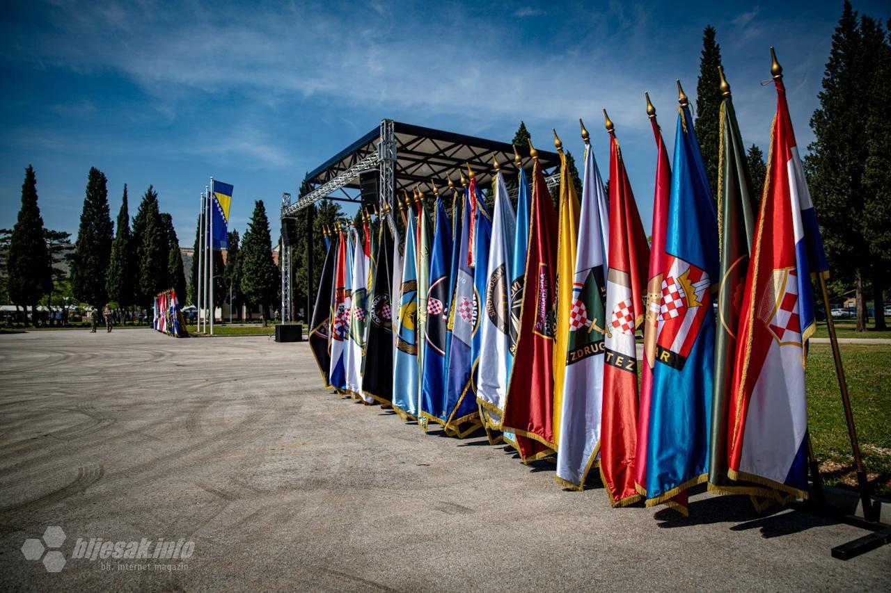 Obilježavanje 19. obljetnice 1. pješačke (gardijske) pukovnije Oružanih snaga (OS) BiH i 32. obljetnice Hrvatskog vijeća obrane (HVO)