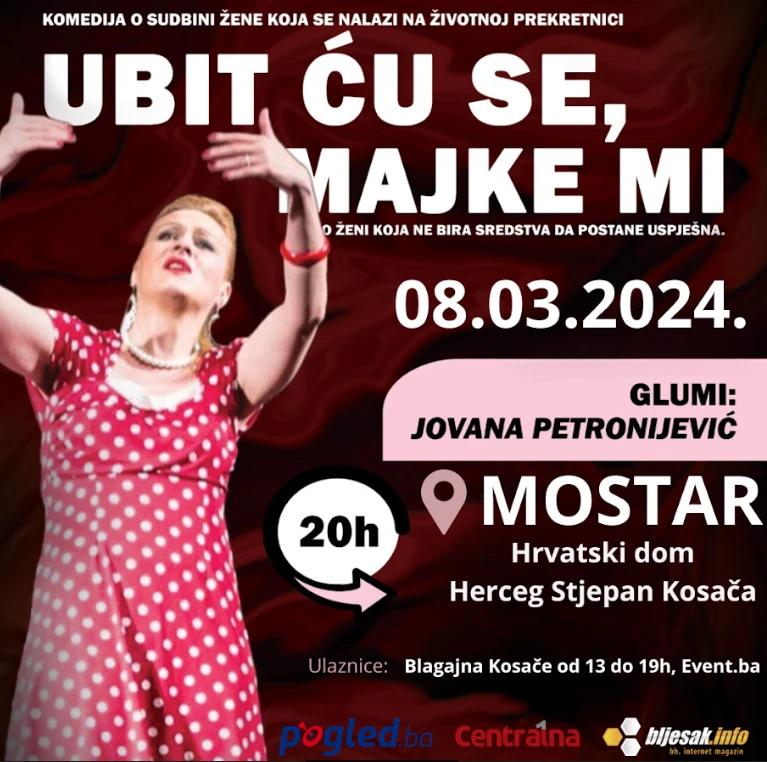 Foto: PR  / Urnebesna komedija „Ubit ću se majke mi“ 