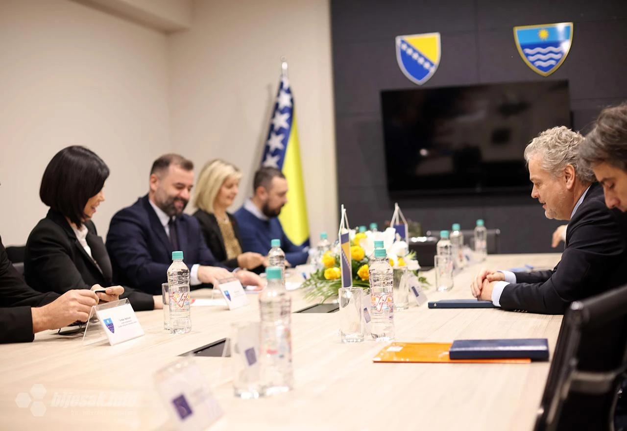 Šef Delegacije Europske unije u BiH i specijalni predstavnik EU u BiH, veleposlanik Johann Sattler u posjeti Mostaru