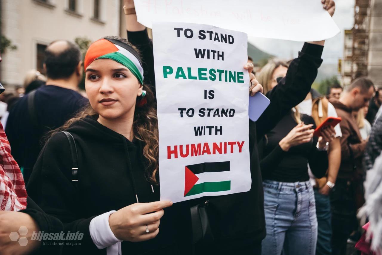 Skup podrške Palestini u Mostaru