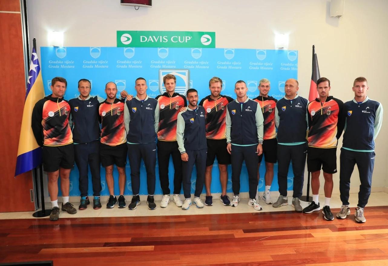 Izvlačenje  parova Davis Cup meča Prve svjetske grupe između reperezentacija BiH i Njemčake