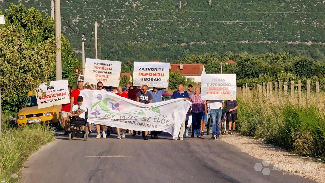 Prosvjedna šetnja je krenula u 7 i 30