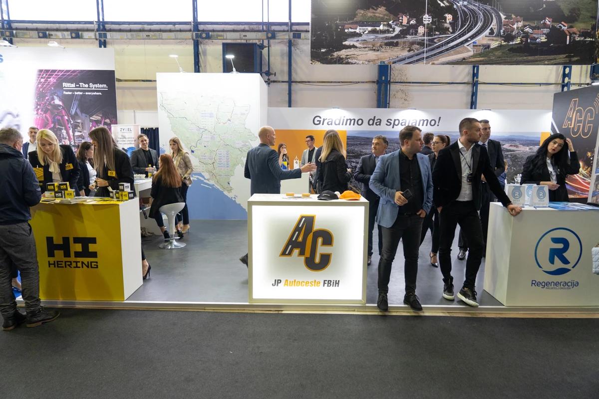 JP Autoceste FBIH sa partnerskim tvrtkama na Sajmu gospodarstva Mostar 2023