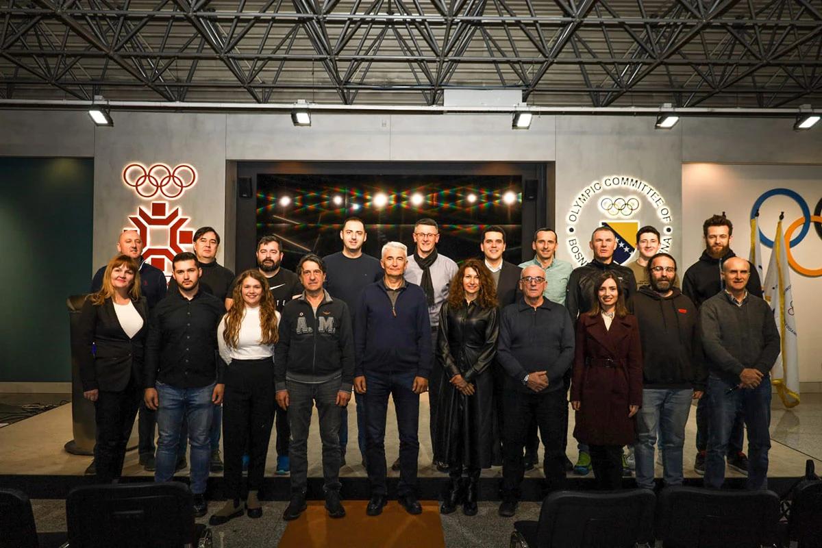 Osnivačka Skupština biciklističkog saveza Federacije Bosne i Hercegovine održana je u prostorijama Olimpijskog odbora