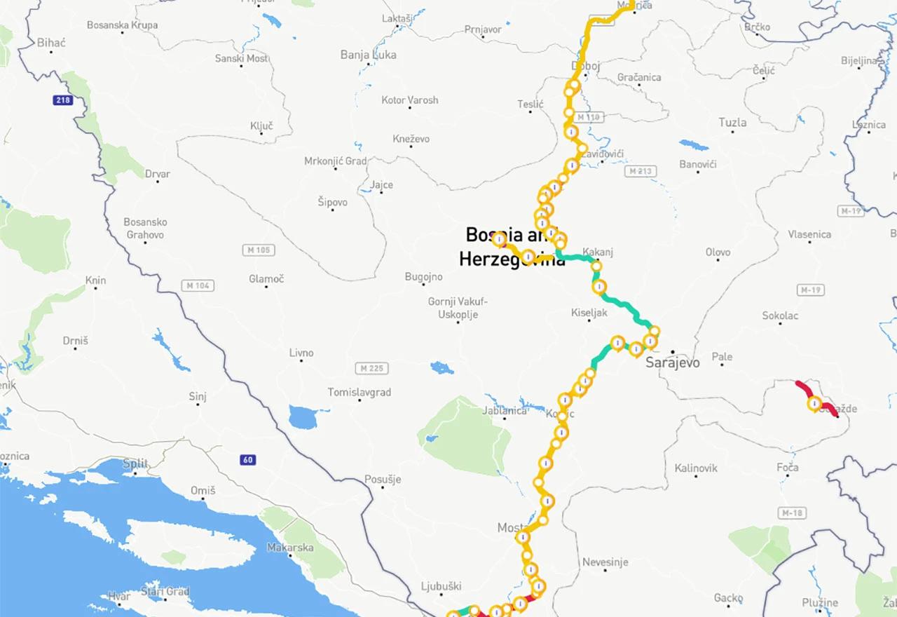 Interaktivna mapa: Sve informacije o Koridoru 5c na jednom mjestu