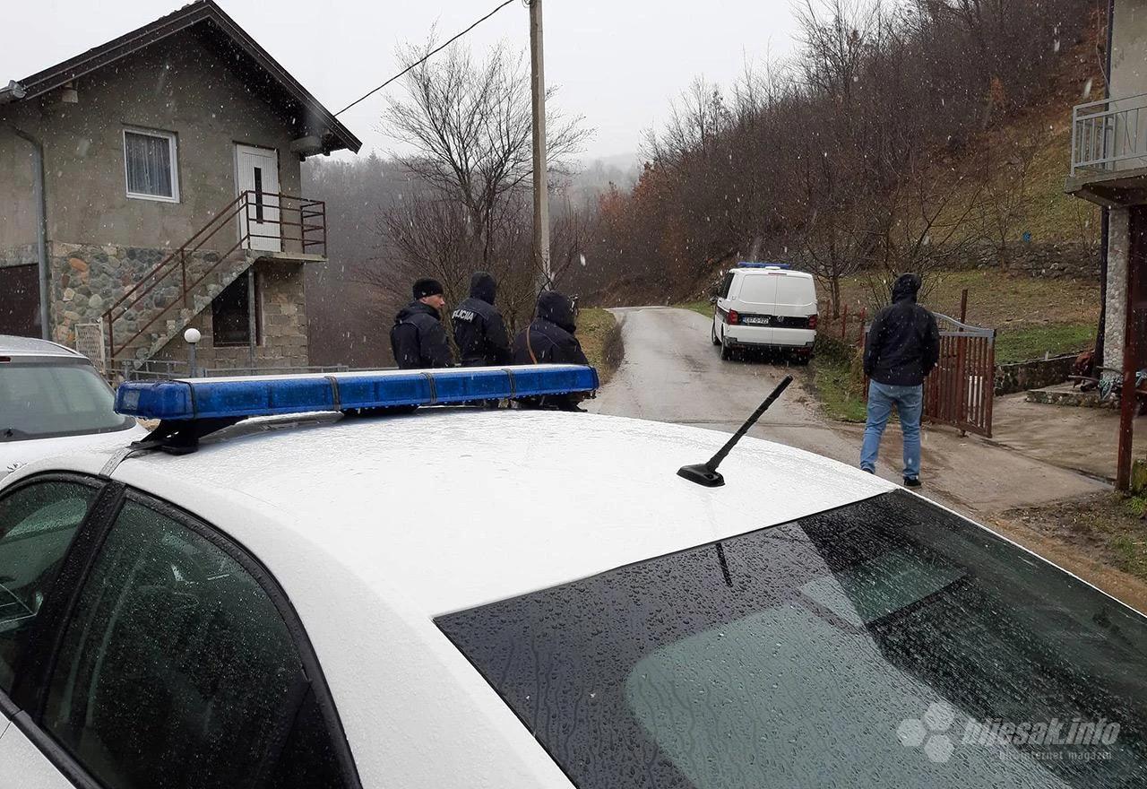 Policijska blokada prema mjestu gdje je bjegunac živio