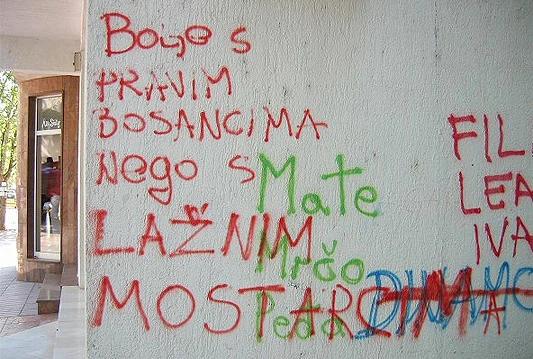 Umjetnost ulice - mostarski grafiti (nekada)