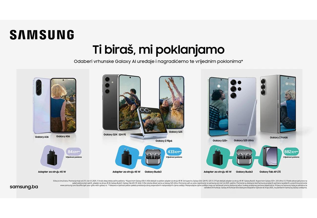 Galaxy A serija 2025: Samsung kombinira AI, kameru i dugotrajnost