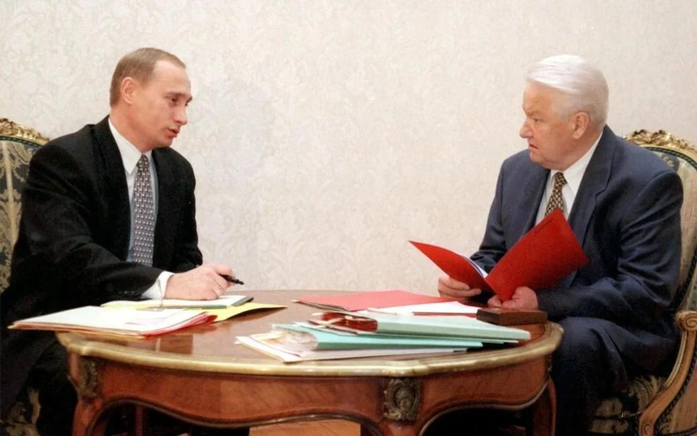 Vladimir Putin i Boris Jeljcin