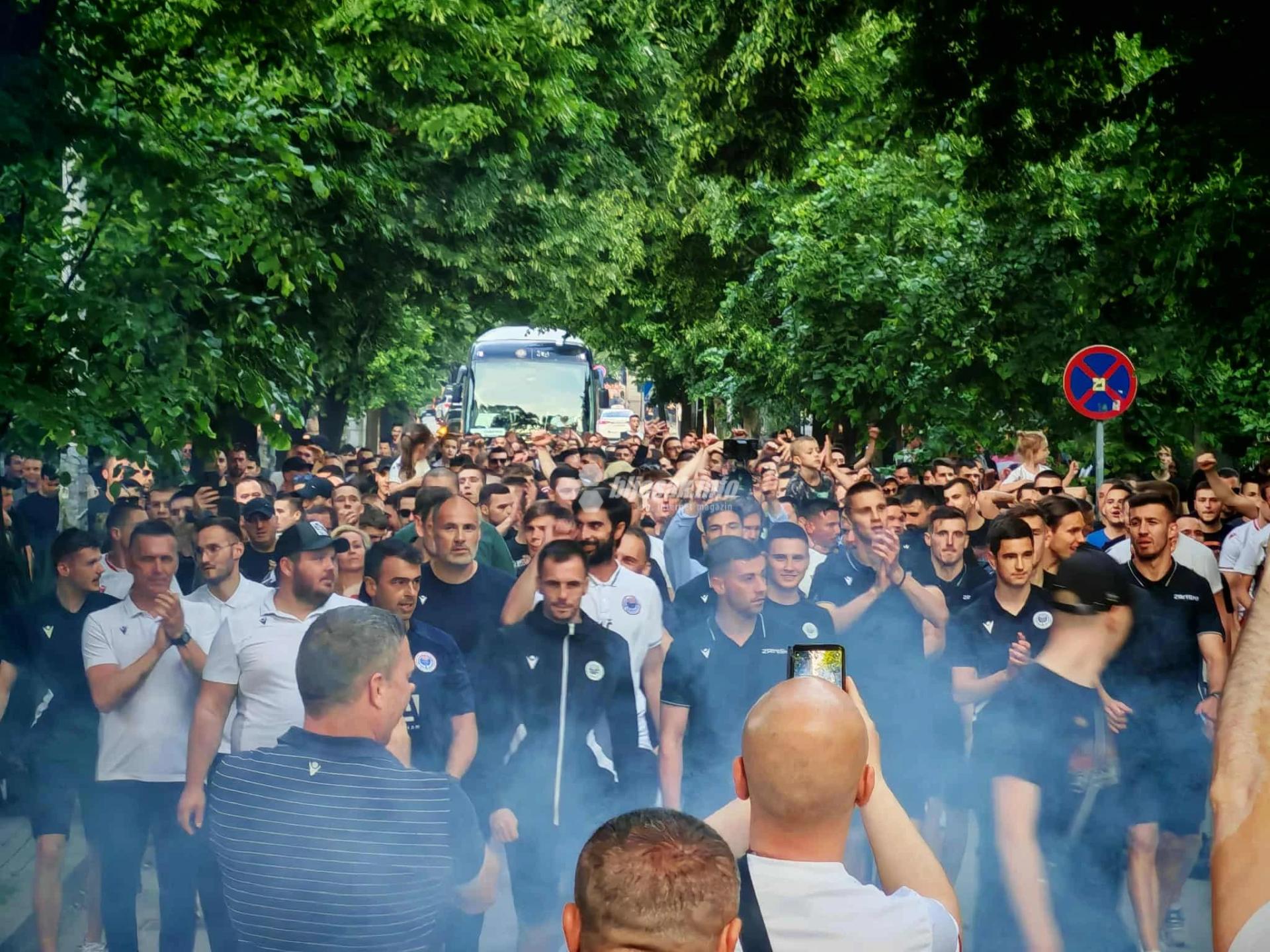 Zrinjski dočekan u vatrenoj atmosferi