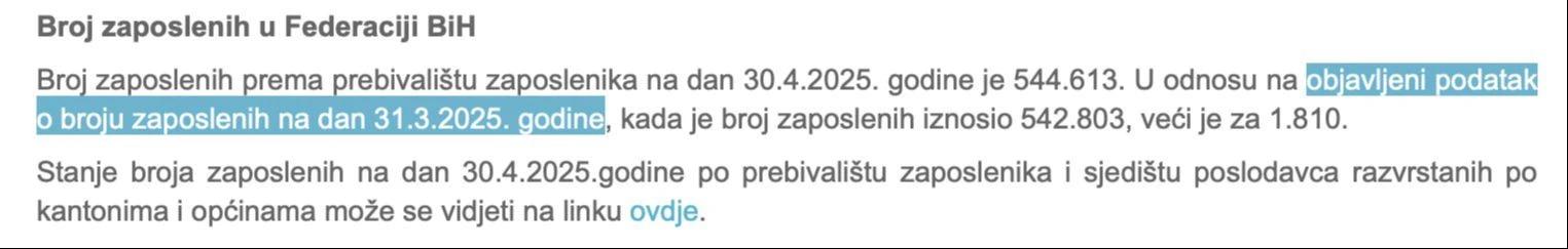 Statistički podatci Porezne uprave