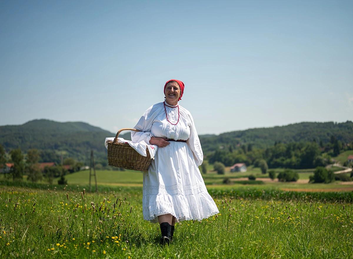 Žena u Zagorju
