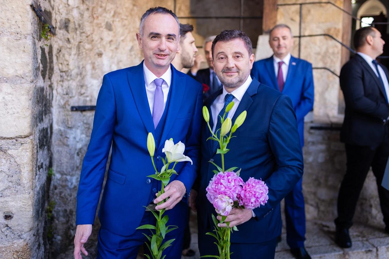Gradonačelnik Mostara Mario Kordić i predsjednik GV Đani Rahimić