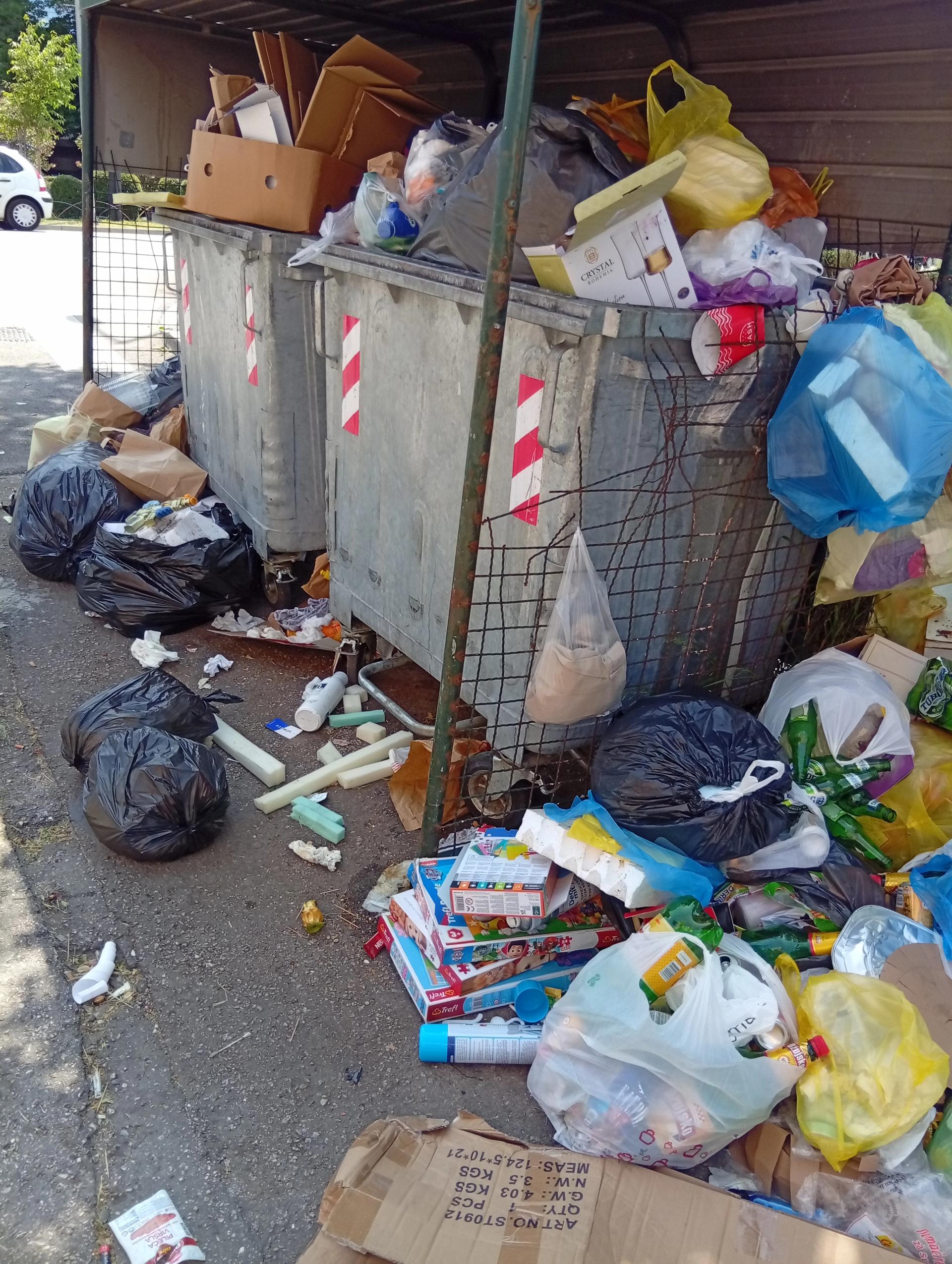 Smeće u blizini autobusne stanice u Mostaru