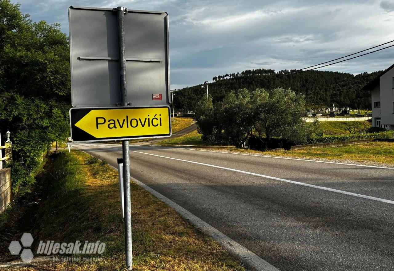 Skretanje prema kućama Pavlovića