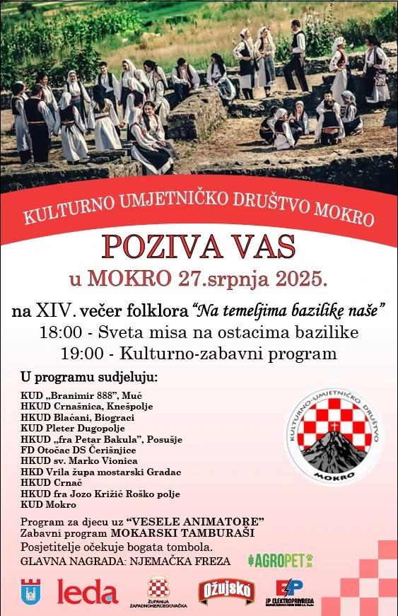 Tradicija i tamburaši u Mokrom: Najavljena 14. kulturna manifestacija