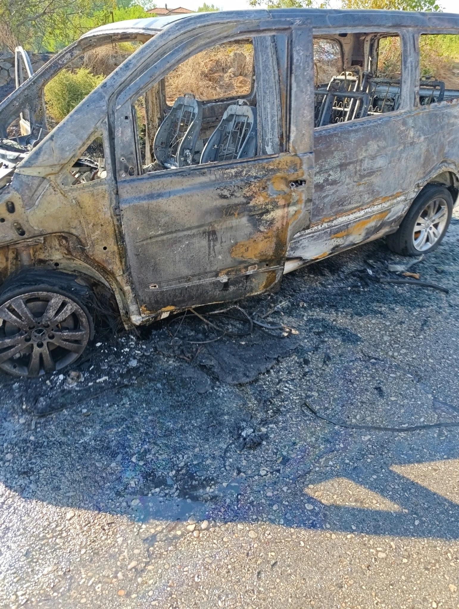 Kombi nakon požara