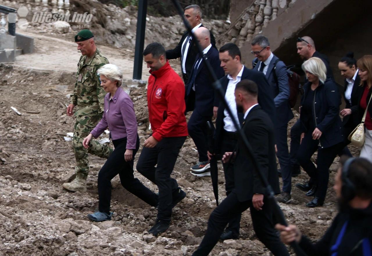 Delegacija Europske unije u posjeti Jablanici nakon poplava