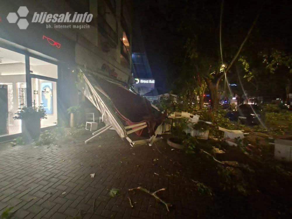 Oštećen objekt u Splitskoj ulici
