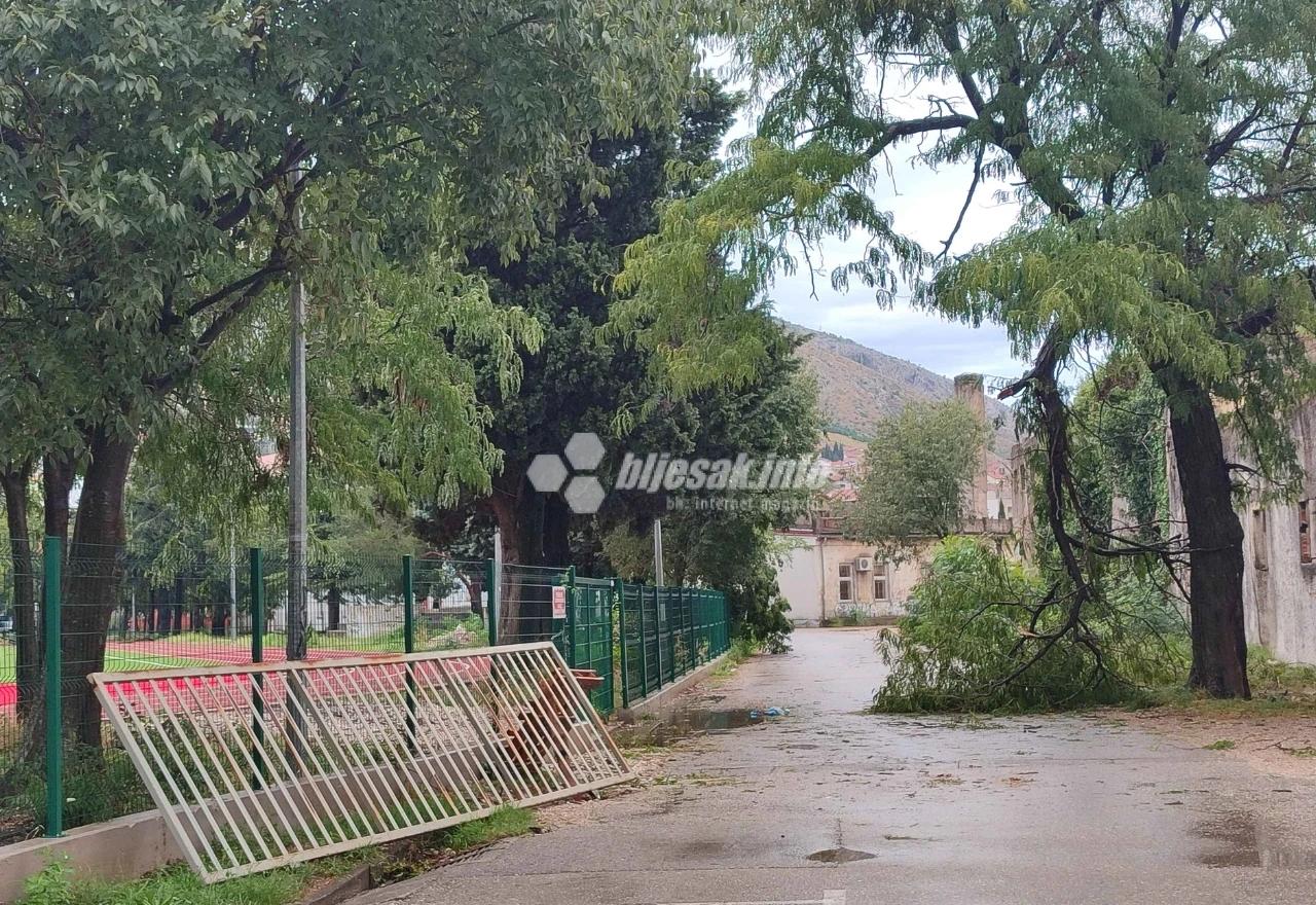Snažno nevrijeme pogodilo Mostar