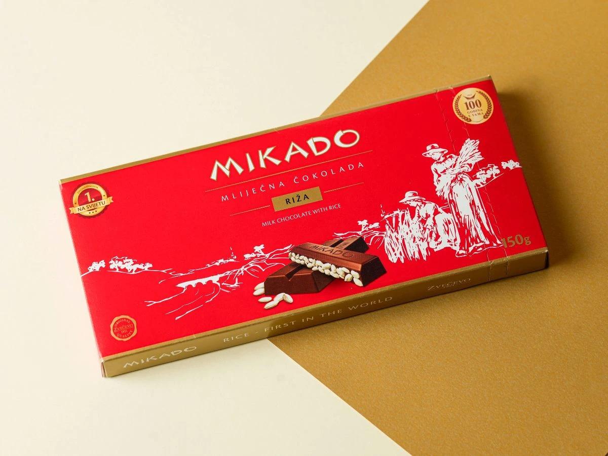 Mikado čokolada s rižom