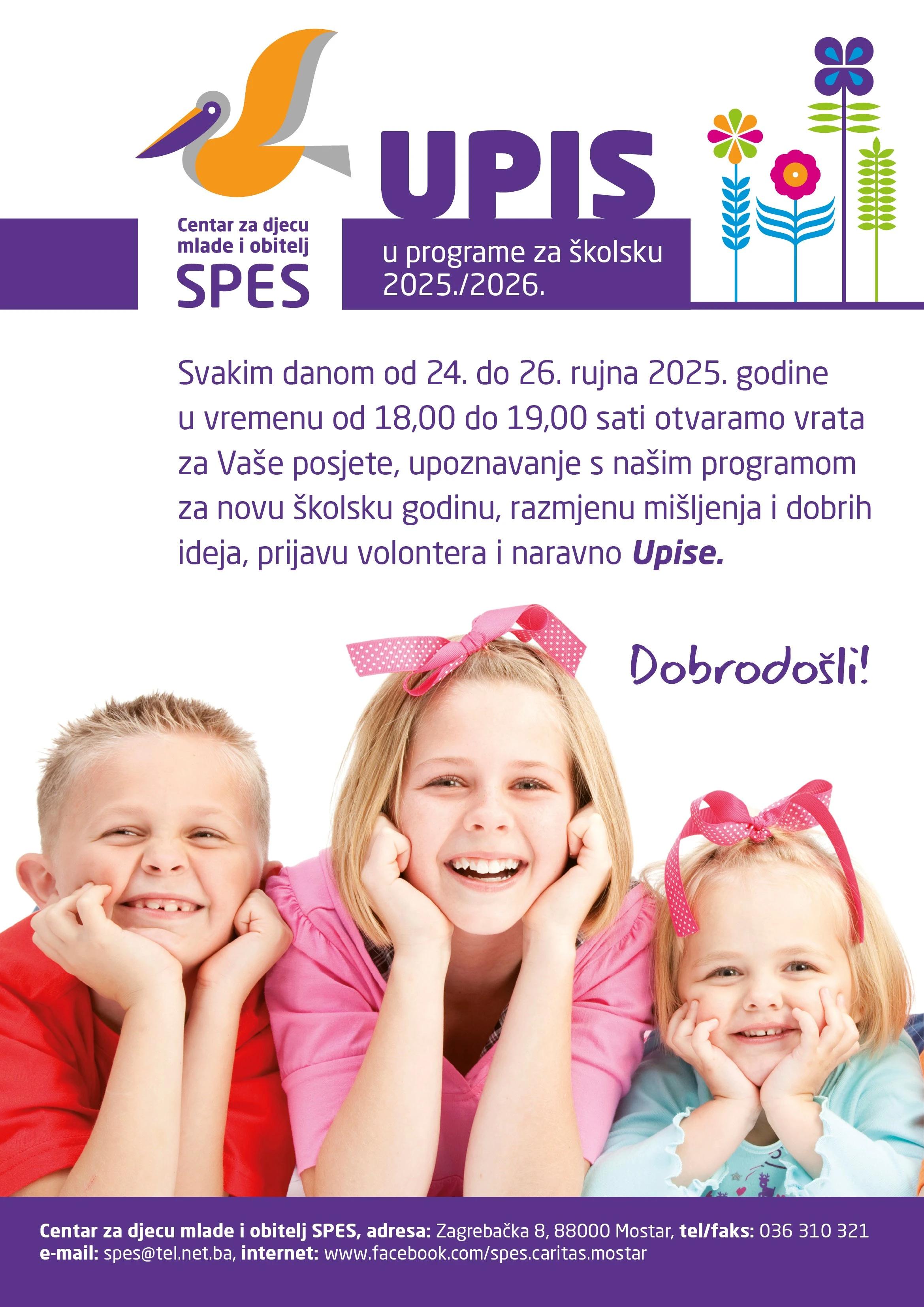 Kreću upisi u SPES