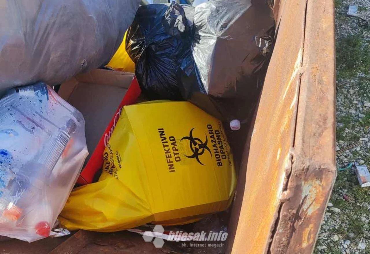 U kontejneru za stanare završila vreća medicinskog otpada