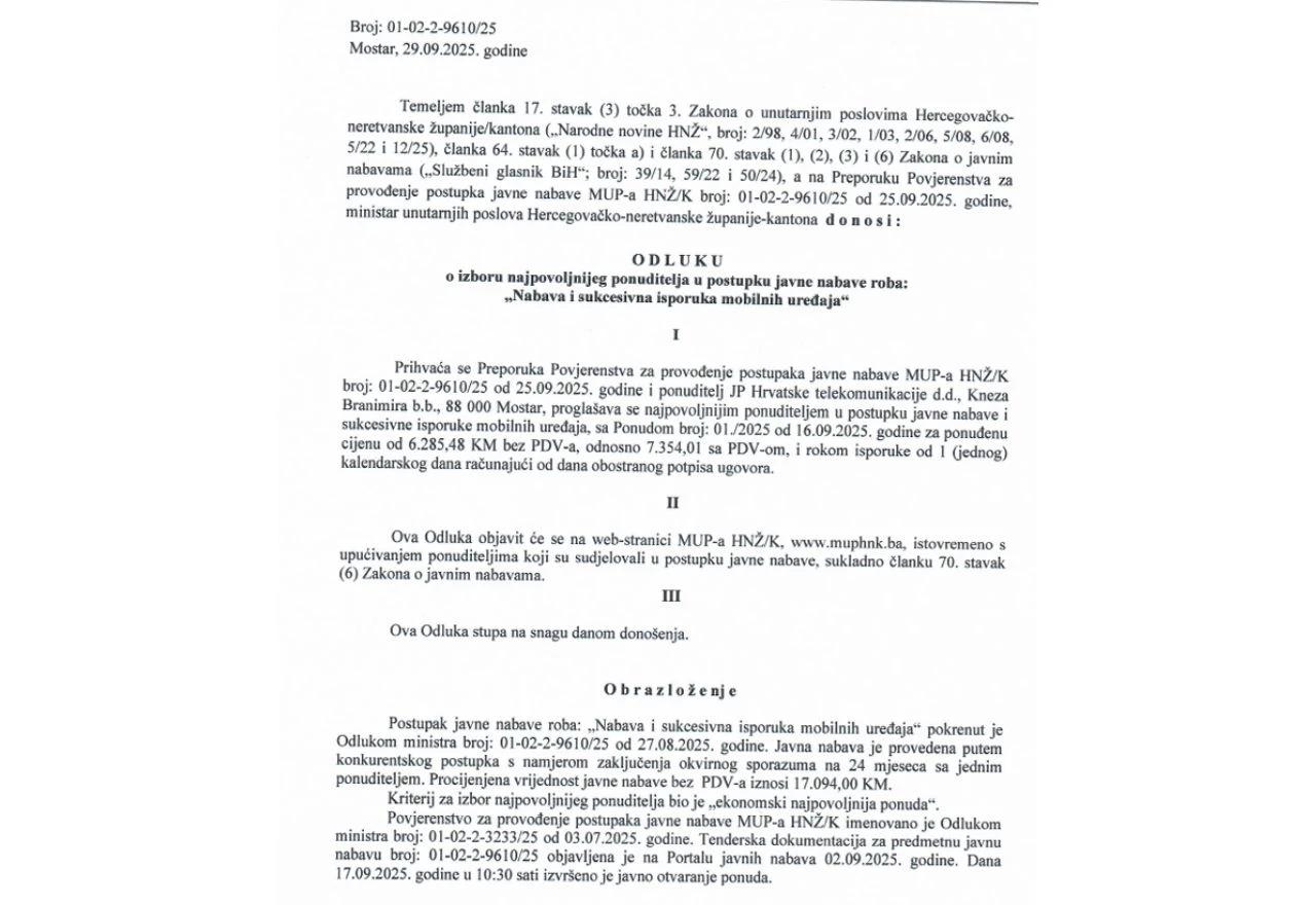 Nabava mobilnih uređaja