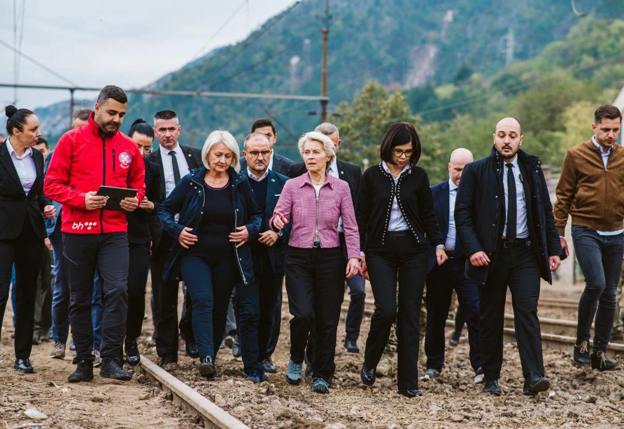 Ursula von der Leyen u posjeti Jablanici