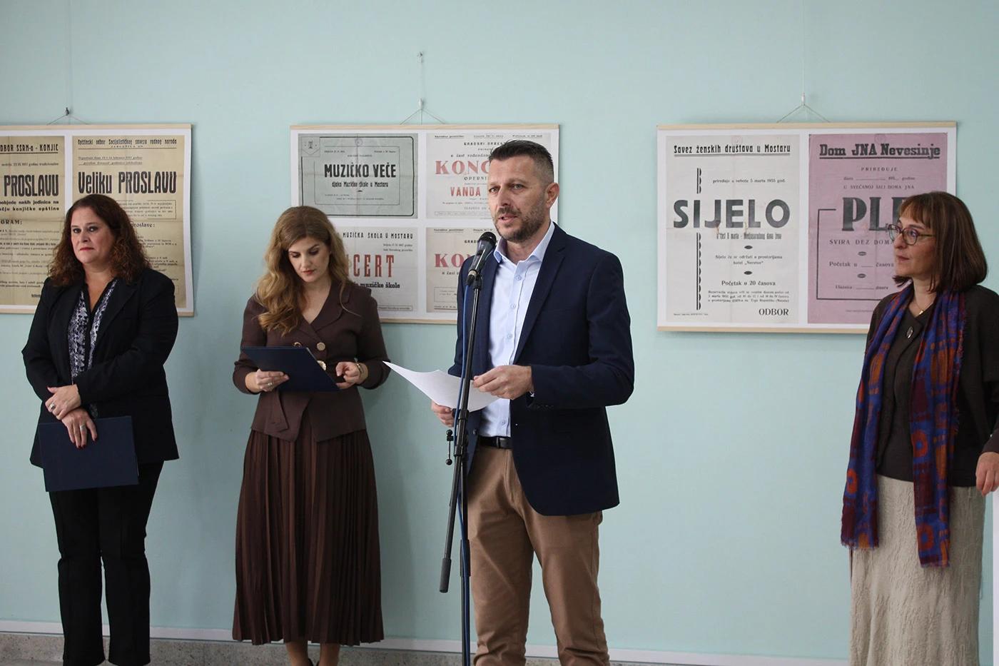 U Sarajevu otvorena izložba Arhiva HNK: ''Kulturna baština Hercegovine u dokumentima (1955.–1965.)''