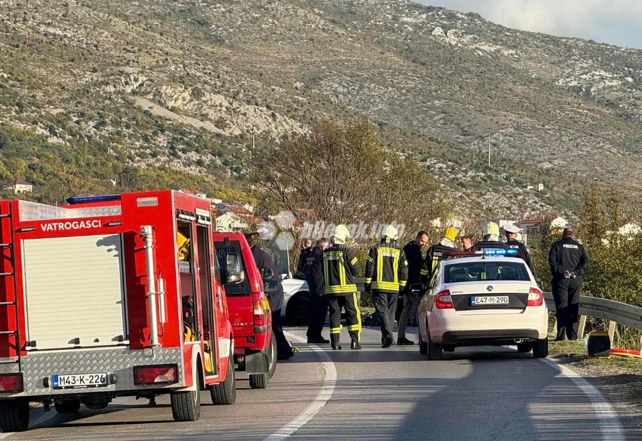Teška prometna nesreća na dionici Mostar - Nevesinje