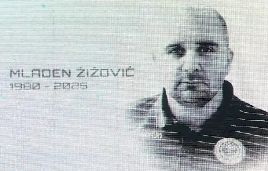 Minuta šutnje za Mladena Žižovića