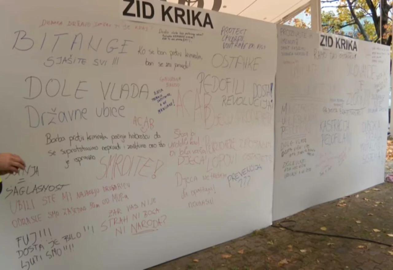 "Zid krika" u Tuzli