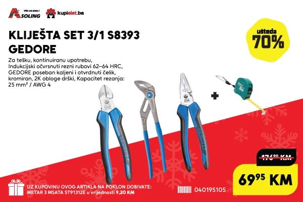 KLIJEŠTA SET 3/1 S8393 GEDORE
