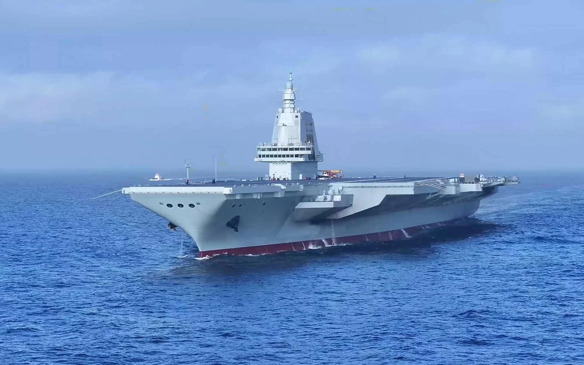 Fujian u Tajvanskom tjesnacu prvi put od ulaska u službu