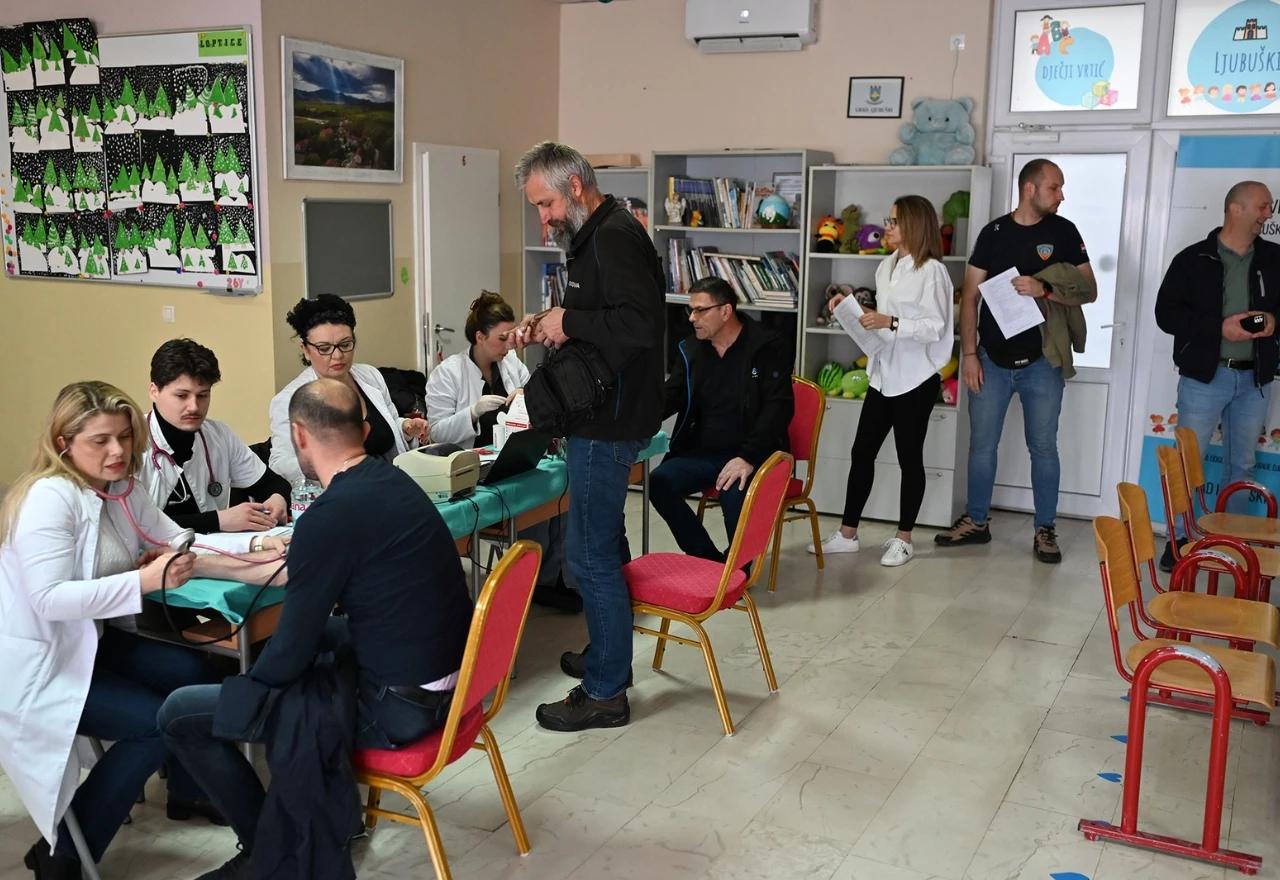 U Ljubuškom prikupljeno 33 doze krvi