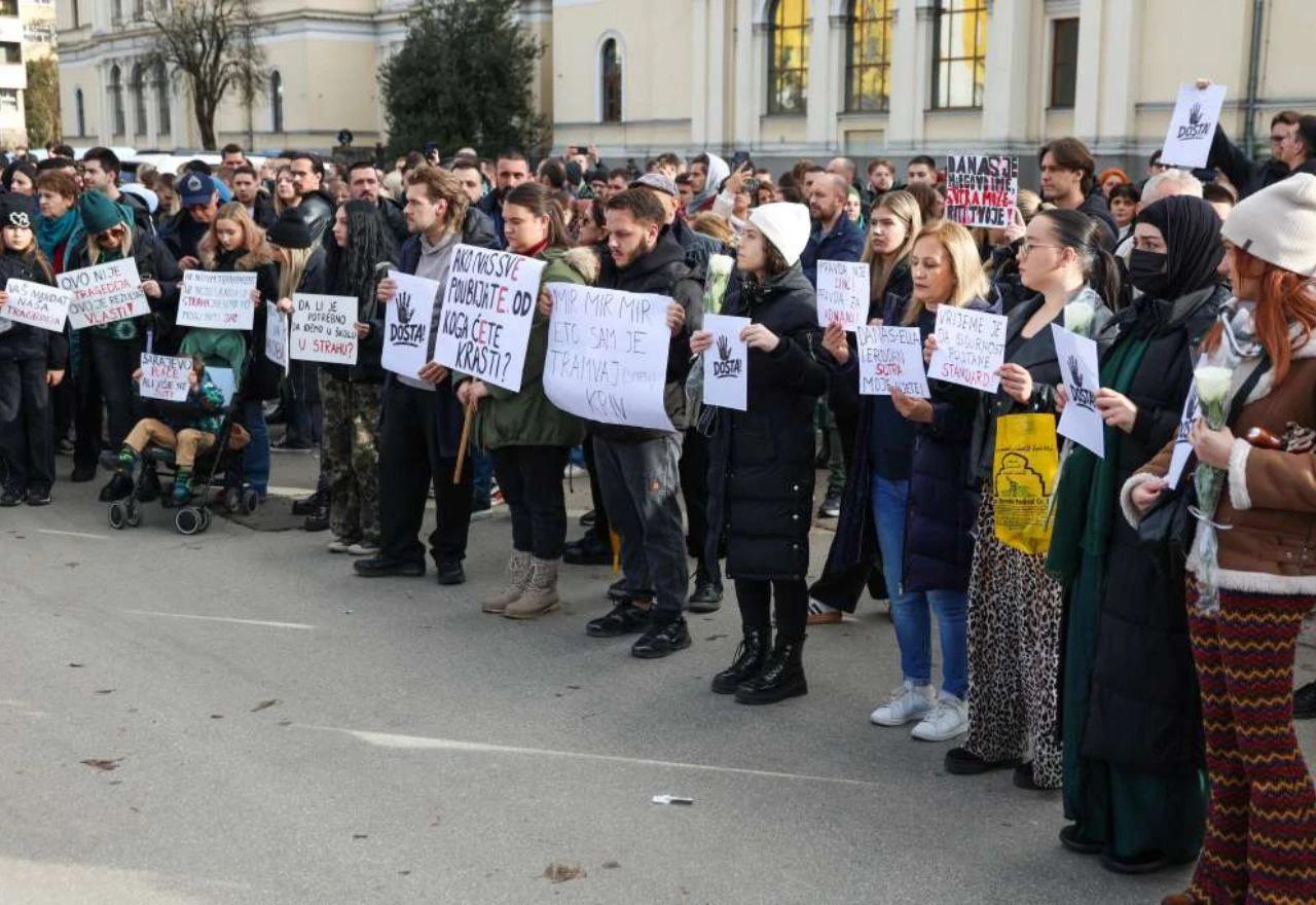 Prosvjed u Sarajevu